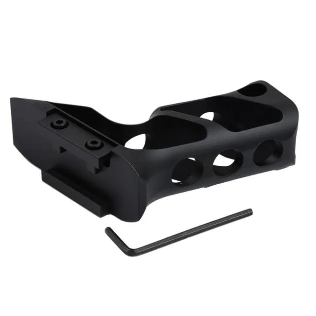 Metal Long Angled Frontgrip für 20mm Rails Black